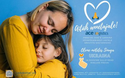 ACE Logistics toetab Lastekaitse Liidu kaudu Ukraina sõjapõgenike lapsi