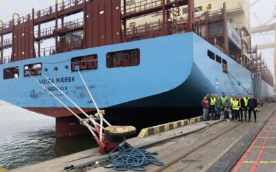 Išvyka į „Maersk Line“ Klaipėdoje – neišdildomi įspūdžiai visai komandai