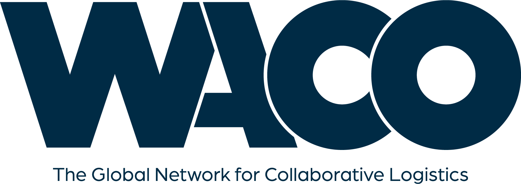 WACO logo with tagline blue